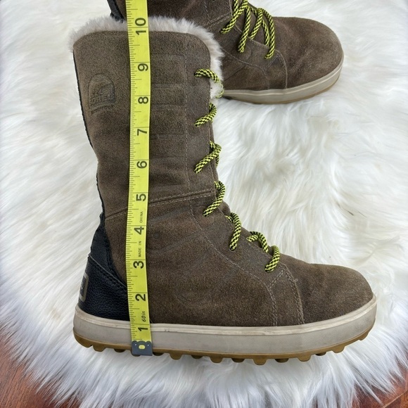 SOREL GLACY LACE UP WINTER BOOTS SIZE 6 - Picture 12 of 12
